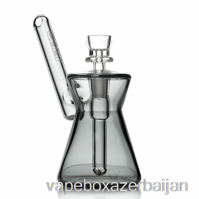 Vape Azerbaijan GRAV Hourglass Pocket Bubbler Smoke Grey